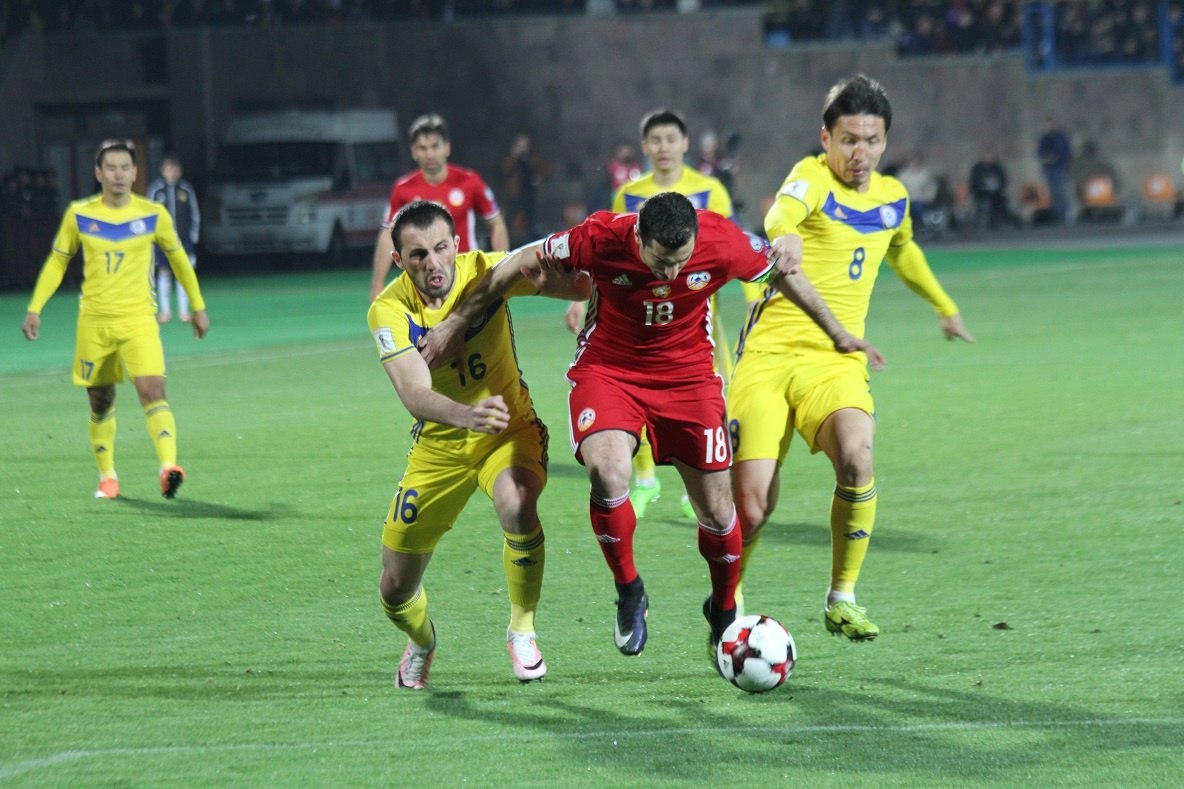 ​Қазақстан құрамасы Арменияға есе жіберді