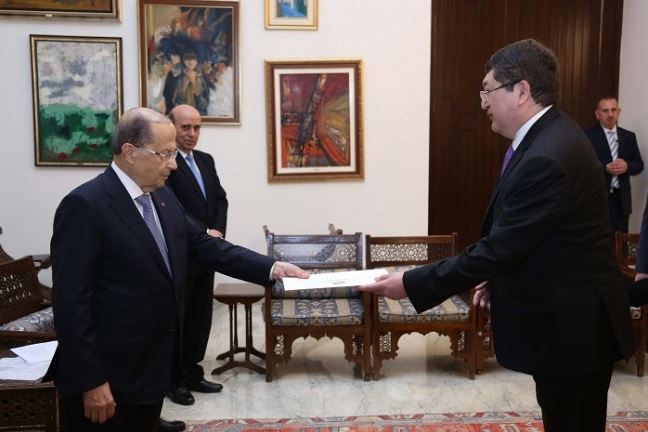 Қазақстан елшісі Ливан Президентіне сенім грамоталарын тапсырды