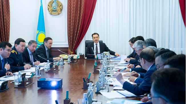 Сағынтаев су деңгейінің көтерілуінен қорғау жөнінде кеңес өткізді