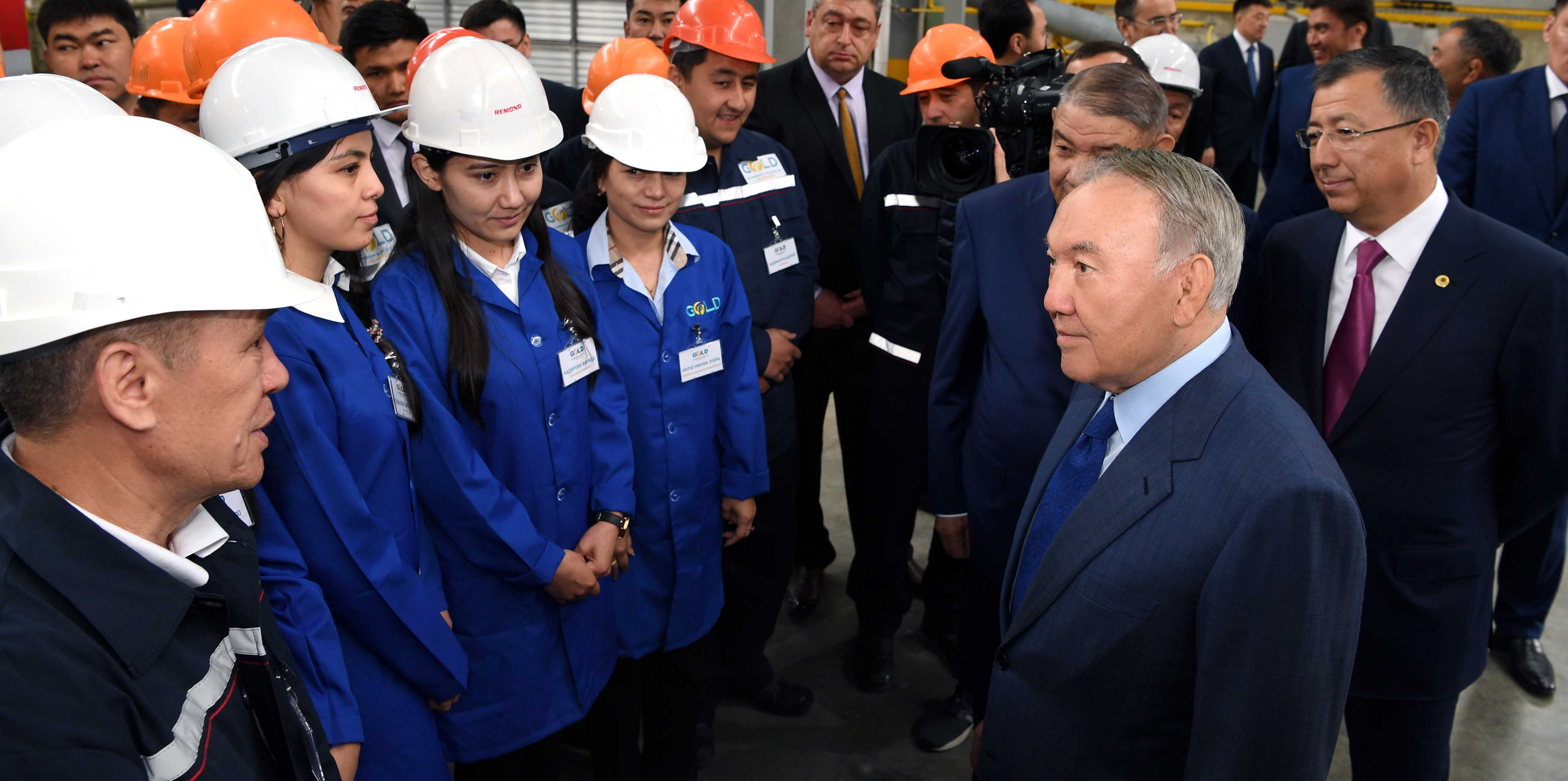 Елбасы «Gold Aluminum» жауапкершілігі шектеулі серіктестігіне барды