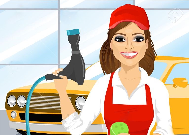 Көлік жуған қыз