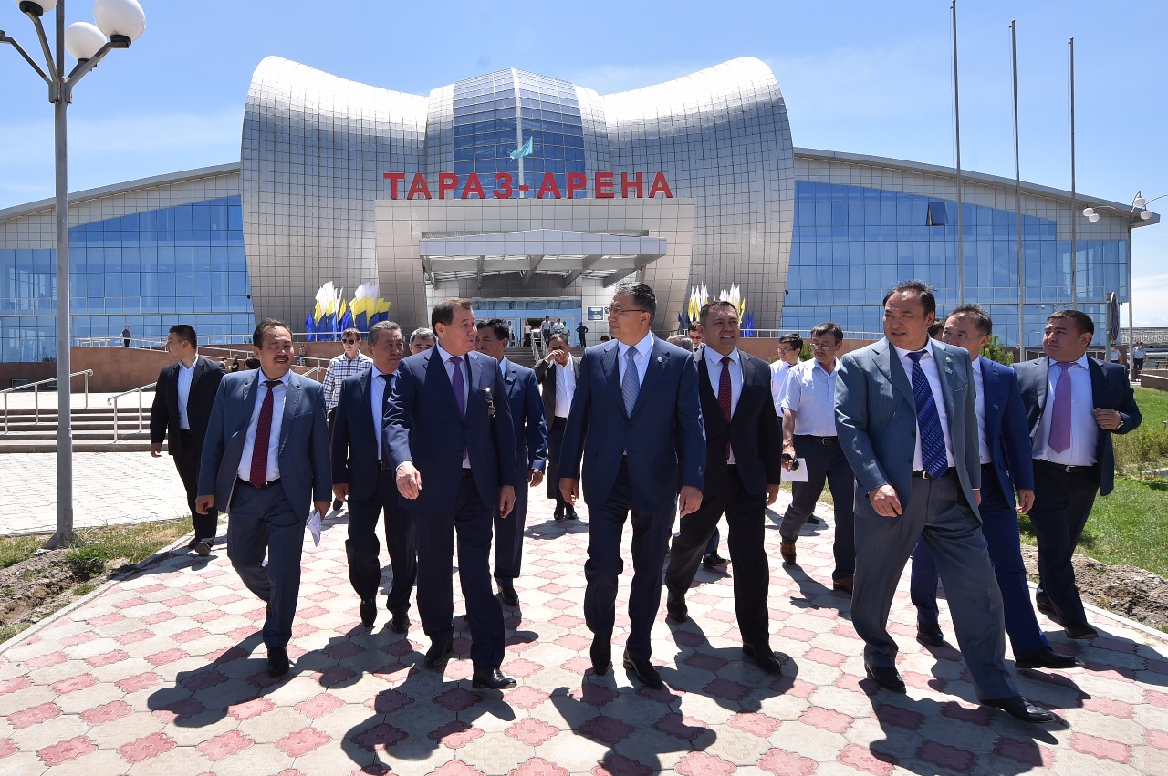 Жансейіт Түймебаев Таразға барды