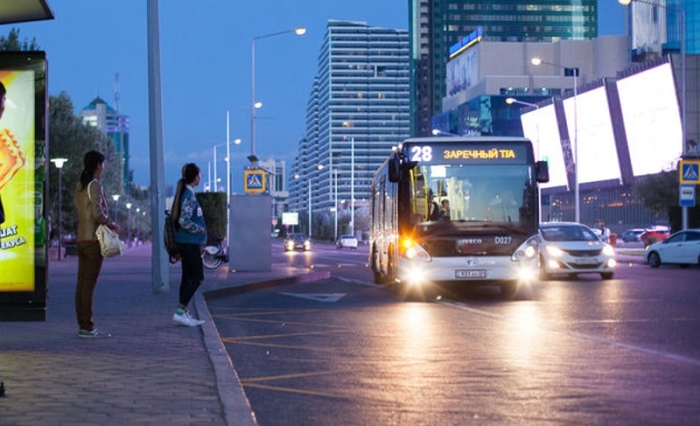 Астанада қоғамдық көліктердің бағытына өзгеріс енгізілді