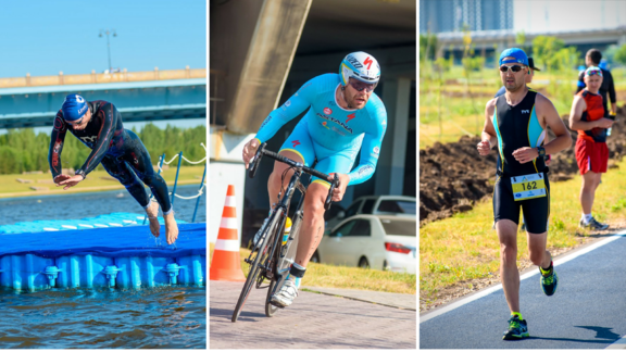 Астанада триатлоннан ҚР чемпионаты өтіп жатыр