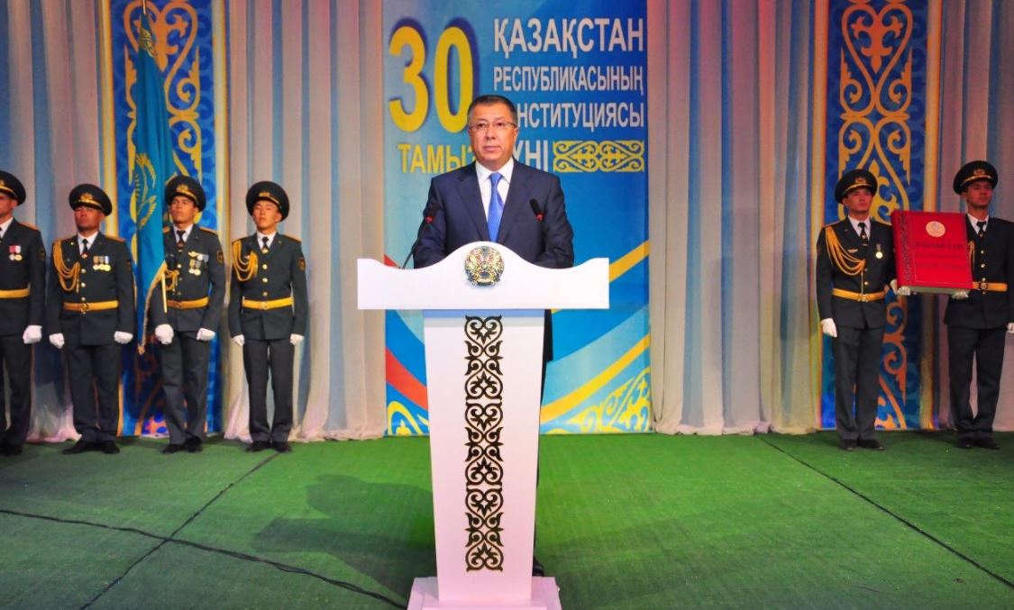Түймебаев оңтүстікқазақстандықтарды Конституция күнімен құттықтады