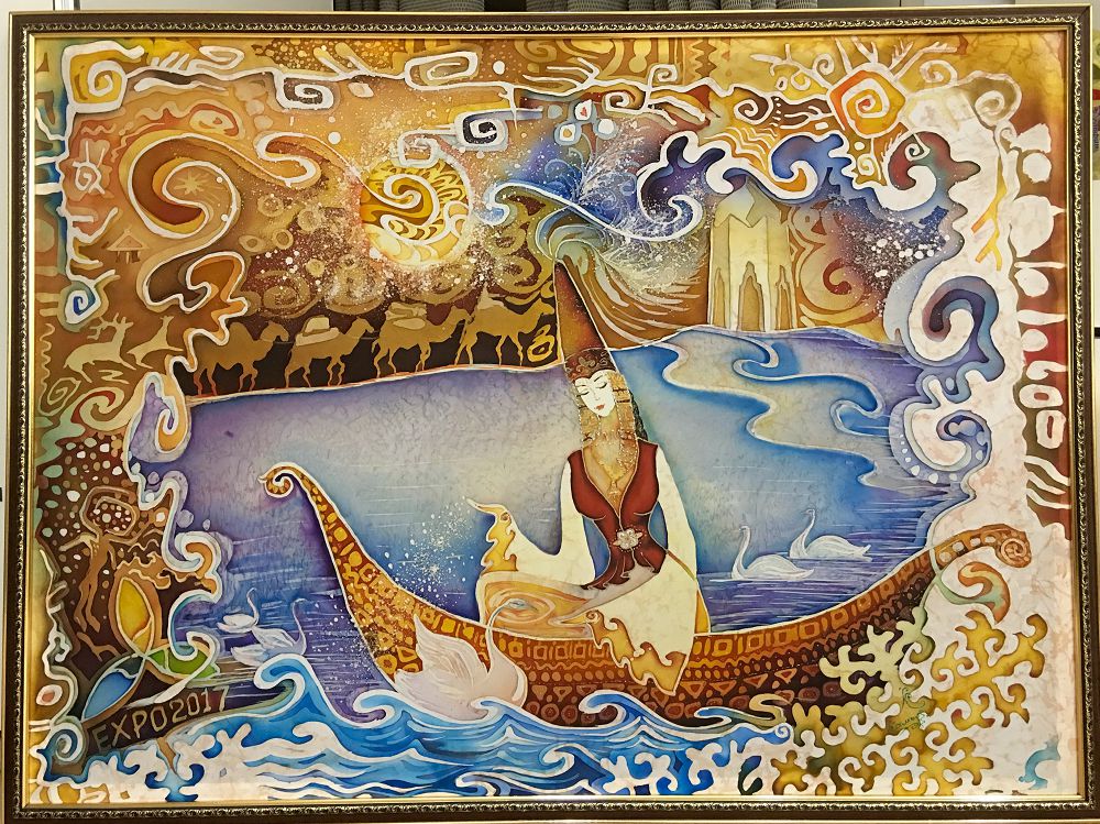 Жұмақтың қайығында жүздіргендей