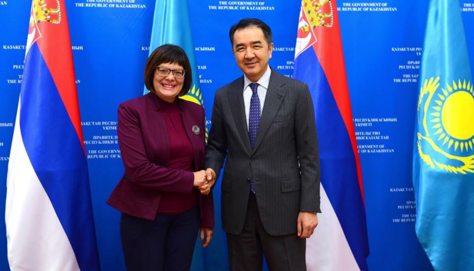 Сағынтаев Сербия Халық Скупщинасының төрайымы М. Гойковичпен кездесті