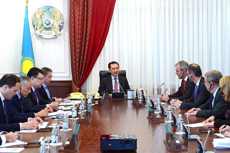 Бақытжан Сағынтаев ОМV компаниясының басшысымен кездесті