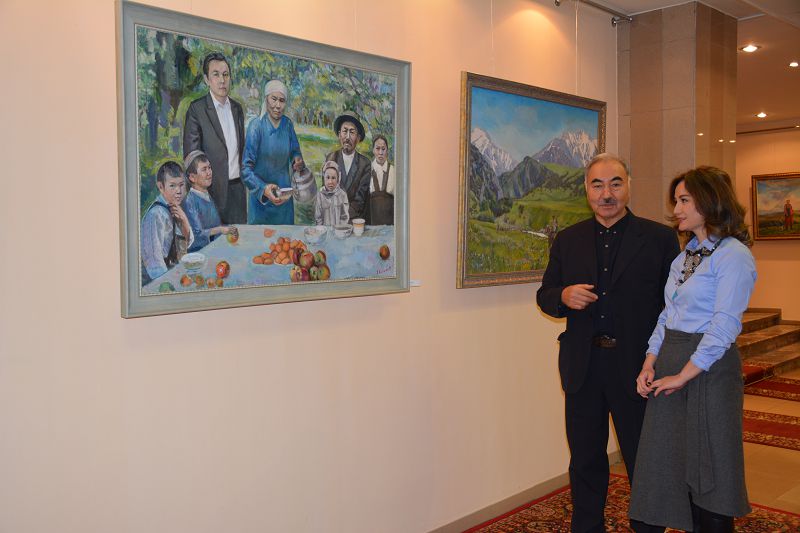 Астанада «Мәңгілік Ел» қай­раткерлері: Хам­за Қиқымов» тақы­ры­бында көр­кемөнер көрмесі ашылды
