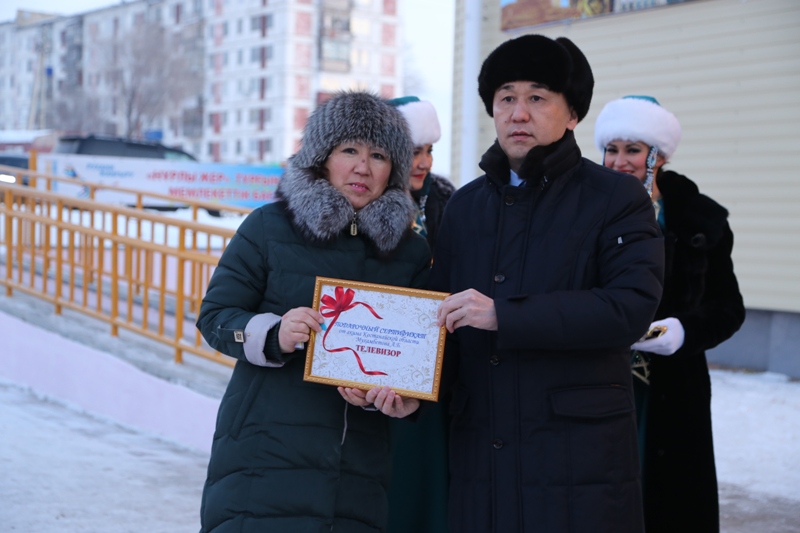 Рудныйда  Жаңа жыл алдында 120 отбасы қоныс тойын тойлады