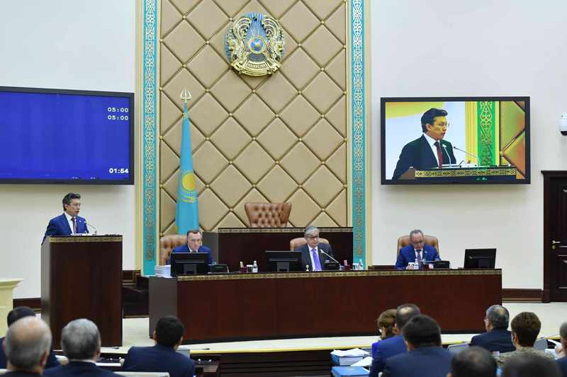 Қ.Тоқаевтың төрағалық етуімен Парламент Сенатының отырысы болды

