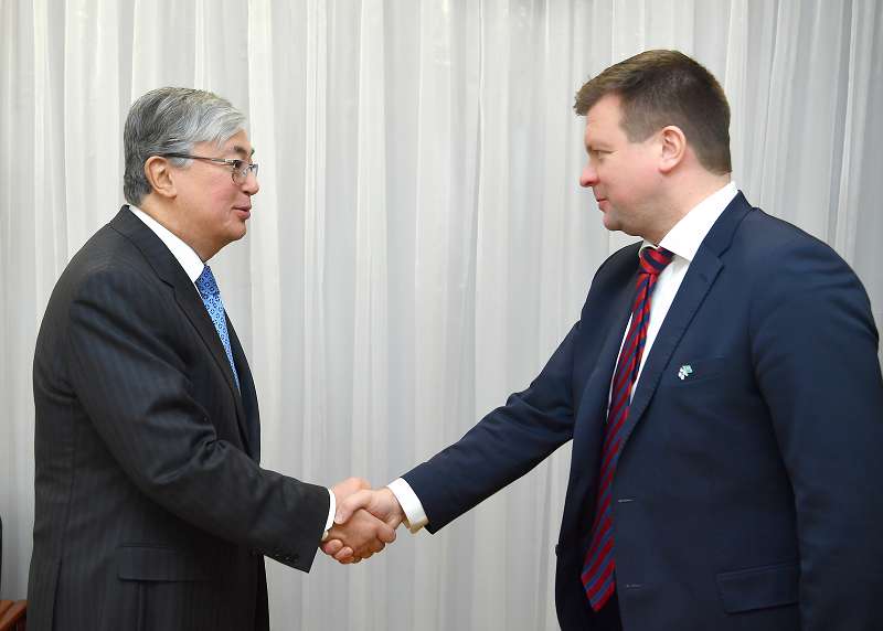 Қ.Тоқаев фин парламентшілерімен кездесті