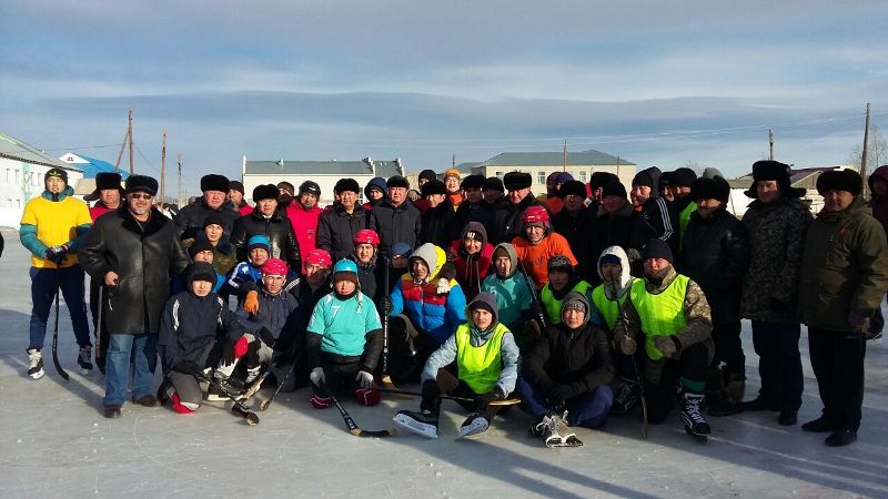Абай ауданында допты хоккейден жарыс өтті