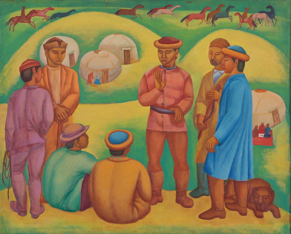 Буырқанған бояулар: Салихитдиннің салқар даласы