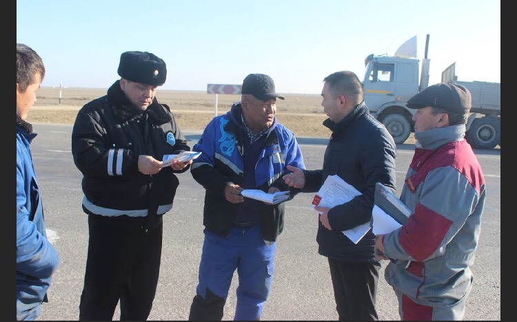 «Жолдарда жемқорлықты төмендетудің 10 қадамы» акциясы ұйымдастырылды
