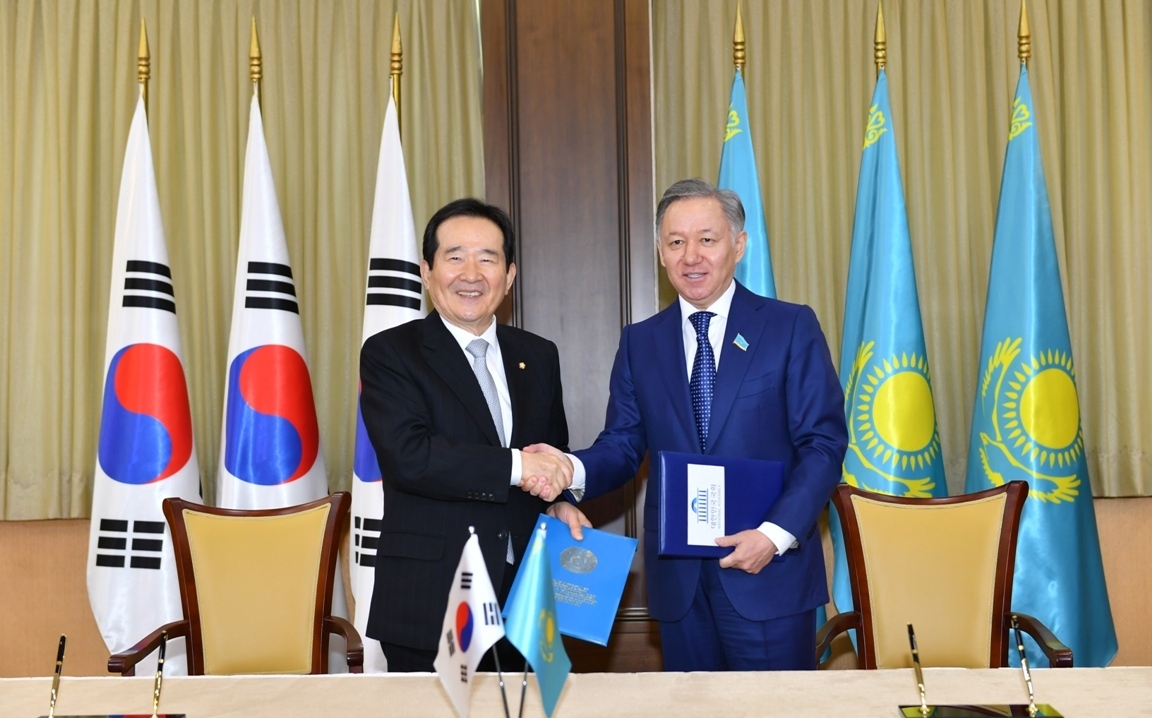 Н. Нығматулин мен Оңтүстік Корея Парламентінің төрағасы ынтымақтастық келісіміне қол қойды