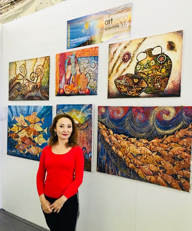 Кәмила Жапалованың суреттері «Artexspo New York-2018» көрмесіне қойылды