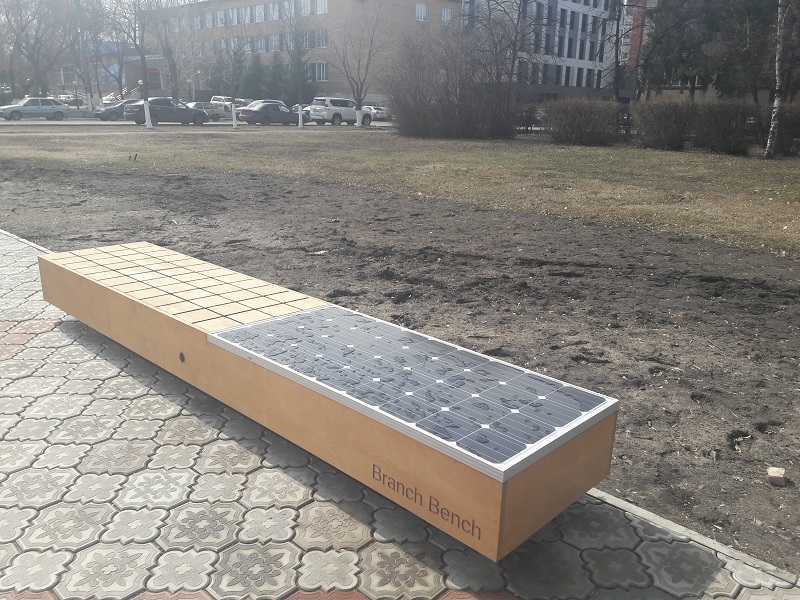 Петропавл көшелеріне смарт орындықтар орнатылуда

