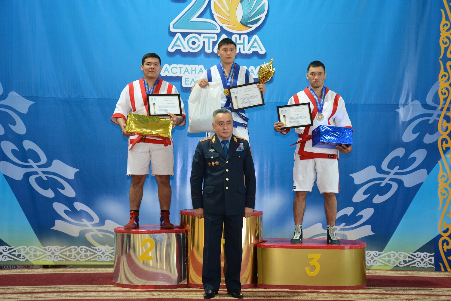 Солтүстік Қазақстанда қазақ күресінен біріншілік өтті
