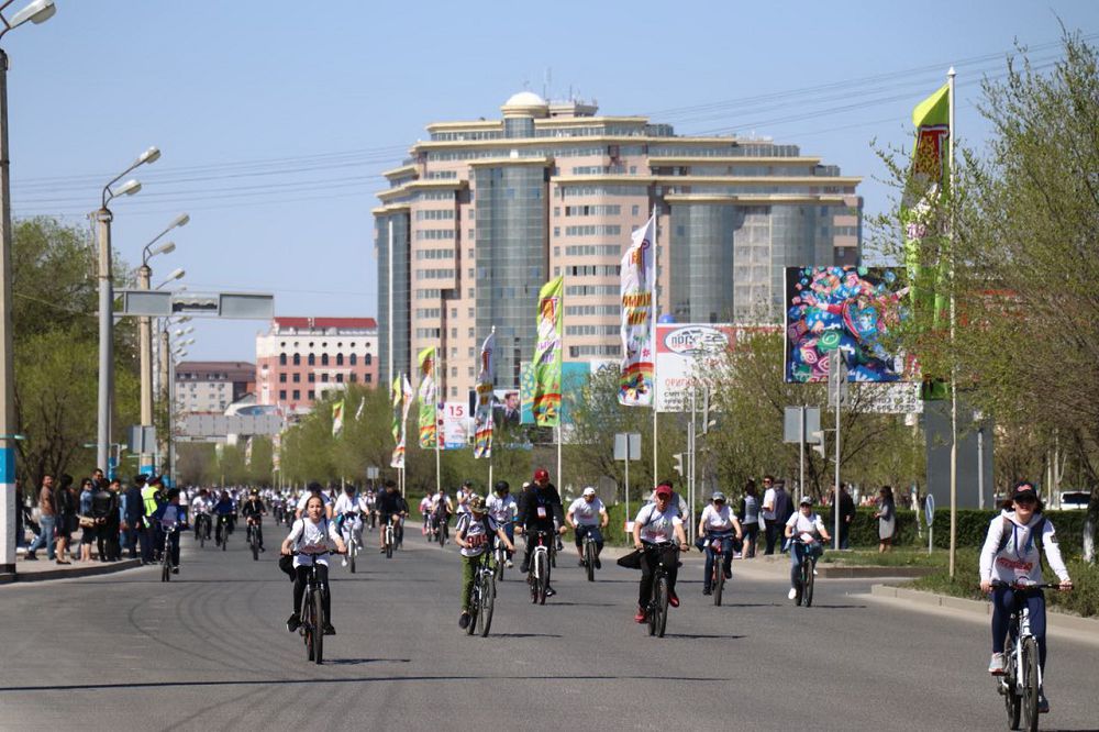 Атыраудағы велоспорт мерекесі