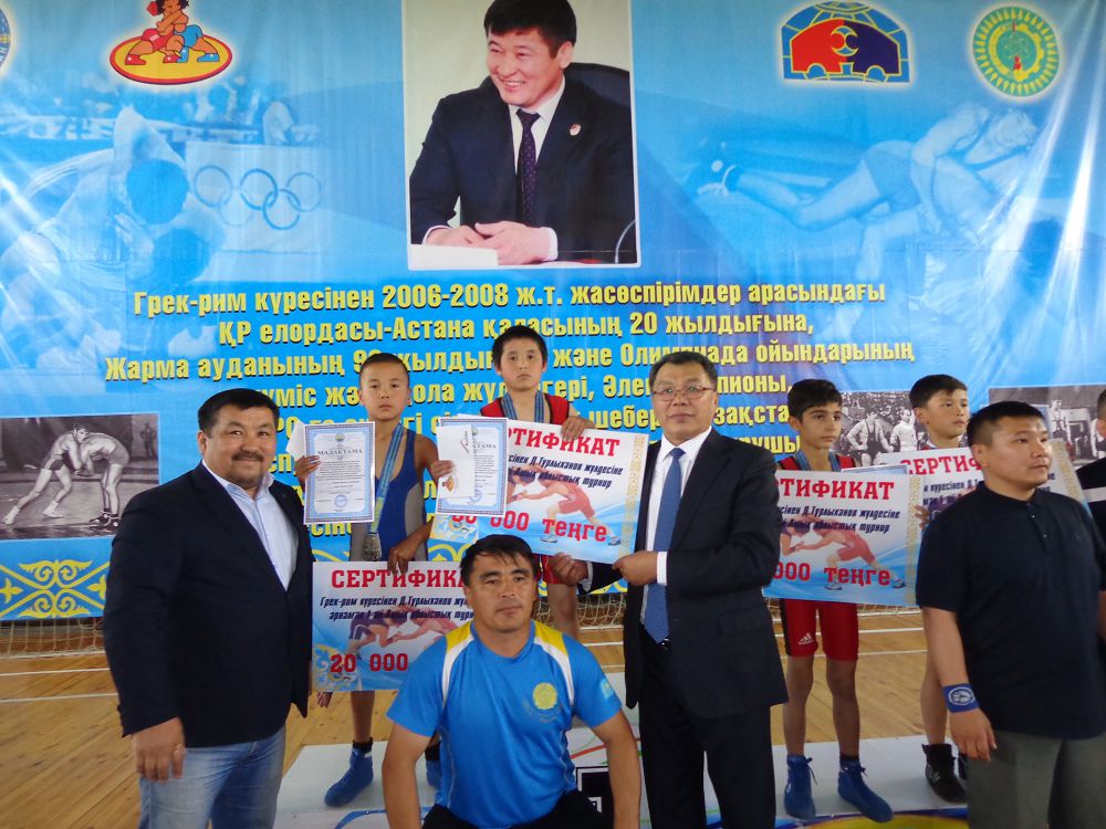 Жарма ауданында бірінші ашық облыстық турнир өтті