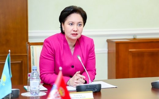 Гүлшара Әбдіқалықова Түрікменстанның ҚР Төтенше және өкілетті елшісі Тойлы Көмековпен кездесті