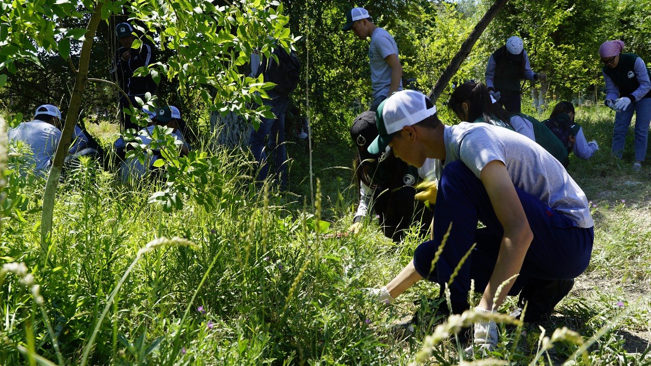 Атырау облысында "Жасыл Ел" жасағының жұмыс маусымы ашылды
