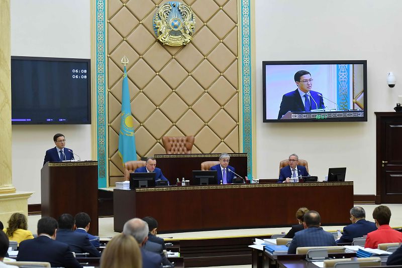 Сенаттың жалпы отырысында қандай мәселелер талқыланды?