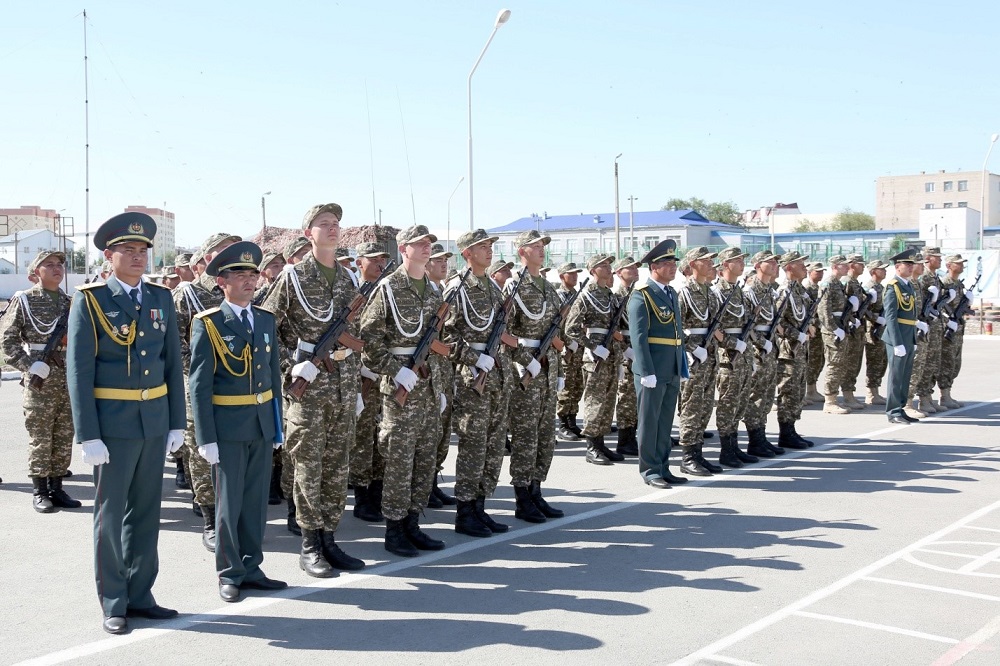 «Батыс» өңірлік қолбасшылығының жас сарбаздары  ант қабылдады