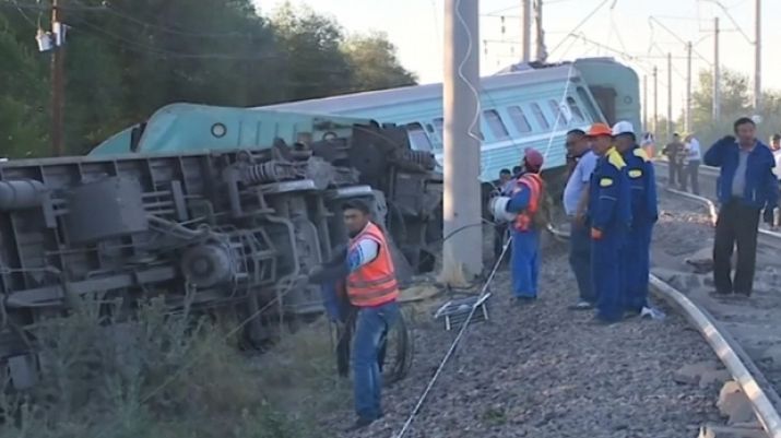 Пойыз апатынан зардап шеккендерге қолдау көрсетіледі
