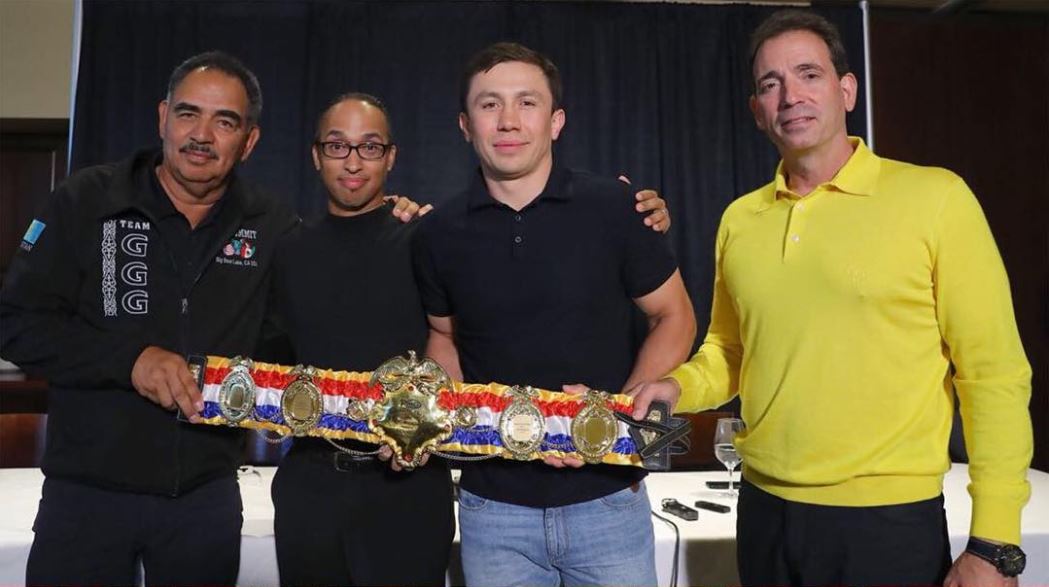 Головкинге The Ring журналының белбеуі табысталды