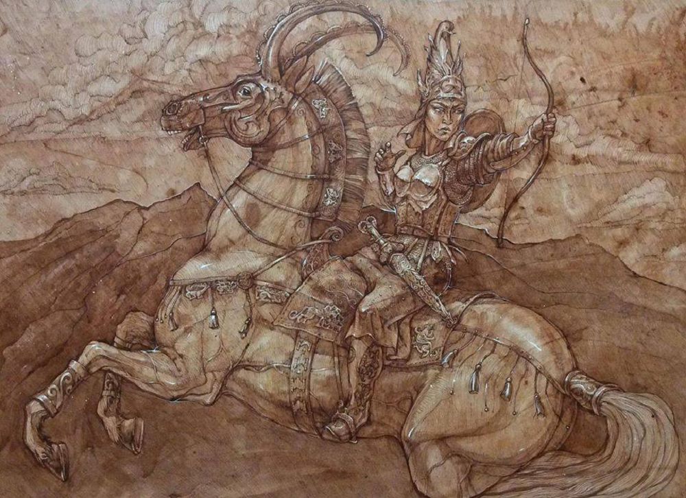 «Қорқыт даласы» – ноғай суретшісінің көзімен