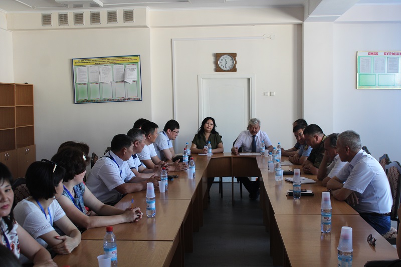 Мақтаралда арнайы комиссия құрамы ҰБТ өтетін нысанды қабылдап алды