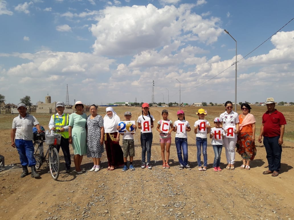 Орал қаласының тұрғыны велосипедпен төрт күнде 430 шақырым жүрді