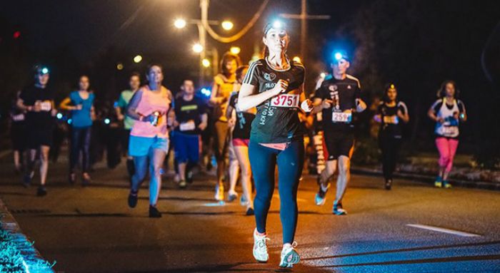 Атырауда түнгі марафон өтті