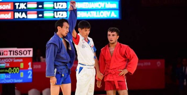 Қазақстандық самбошылар Азиа ойындарында 2 қола медаль жеңіп алды