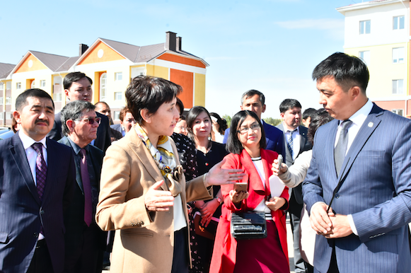 Партия Хатшысы Ақтөбеде Президенттің бес әлеуметтік бастамасының орындалуымен танысты