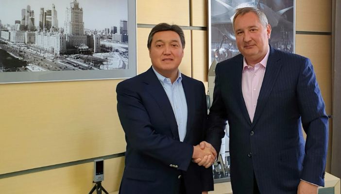Асқар Мамин мен Дмитрий Рогозин ғарыш саласындағы ынтымақтастық мәселелерін талқылады