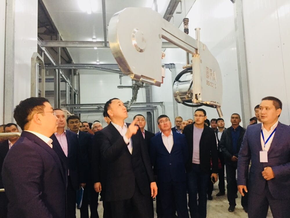 Арқалықта қуатты ет комбинатының құрылысы аяқталып келеді