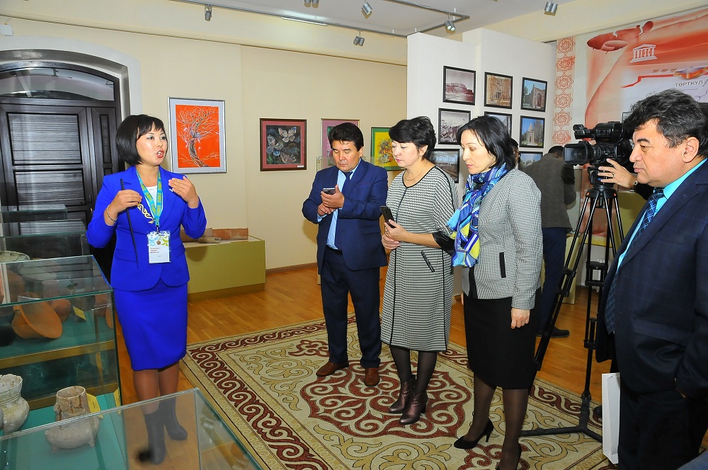 «Ежелгі Тараз ескерткіштері» тарихи-мәдени қорық музейі Көкшетауға келді