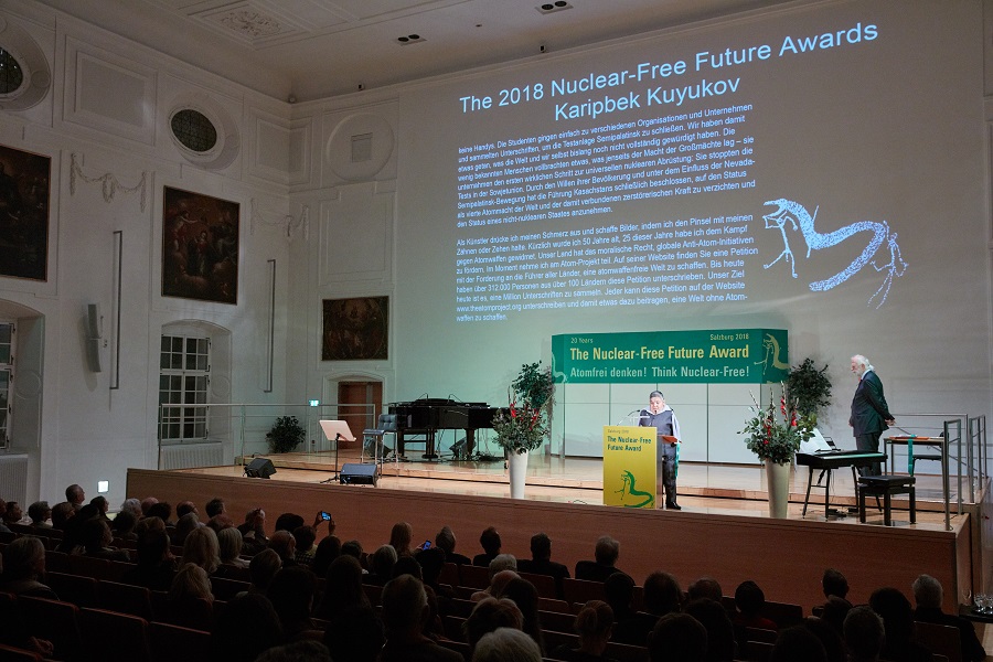 К. Күйіков Австрияда «Ядросыз болашақ» сыйлығына ие болды