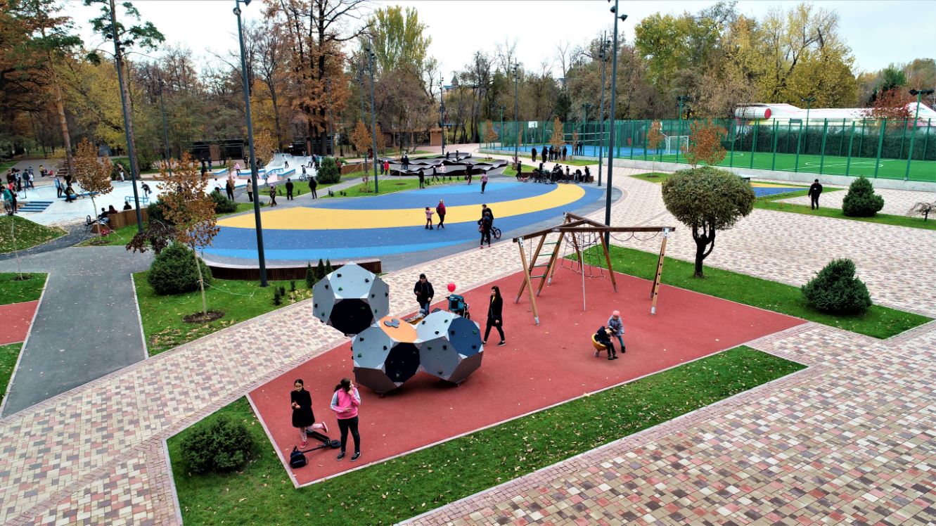 Алматының орталық саябағы қайта жөндеуден өтті