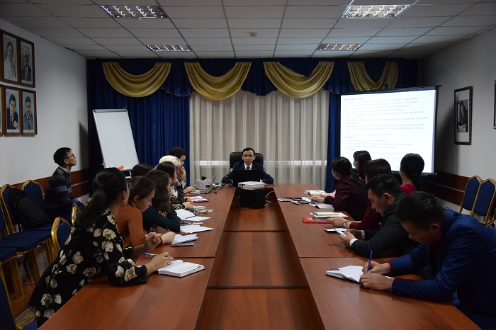 «Егемен академиясында» СІМ өкілі Талғат Жұмағұлов дәріс оқыды