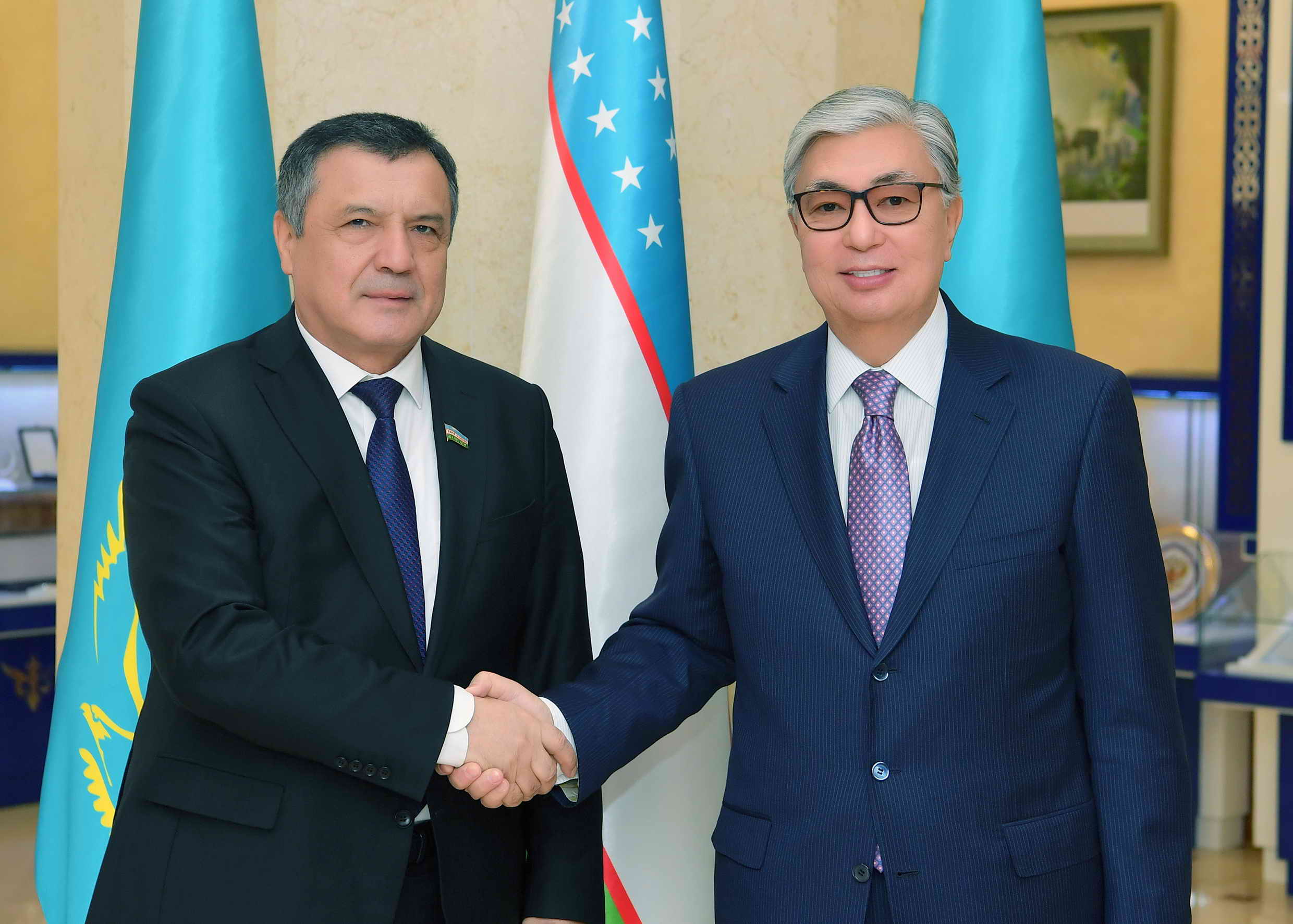 Қ.Тоқаев Өзбекстанның Олий Мәжілісі Заңнама палатасының Төрағасымен кездесті