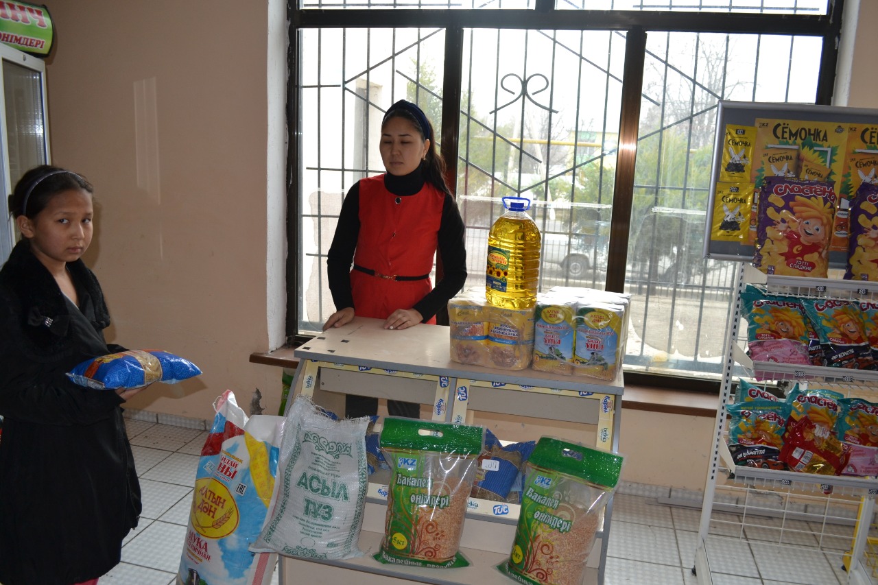 Түркістан: Түлкібас ауданында 6 әлеуметтік дүкен жұмыс істейді