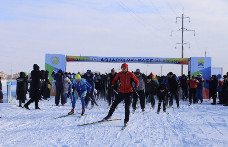 Батысқазақстандықтар жаппай шаңғы тепті