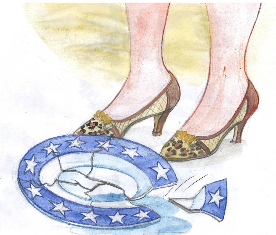 Карикатура авторы: Айдарбек Ғазизов