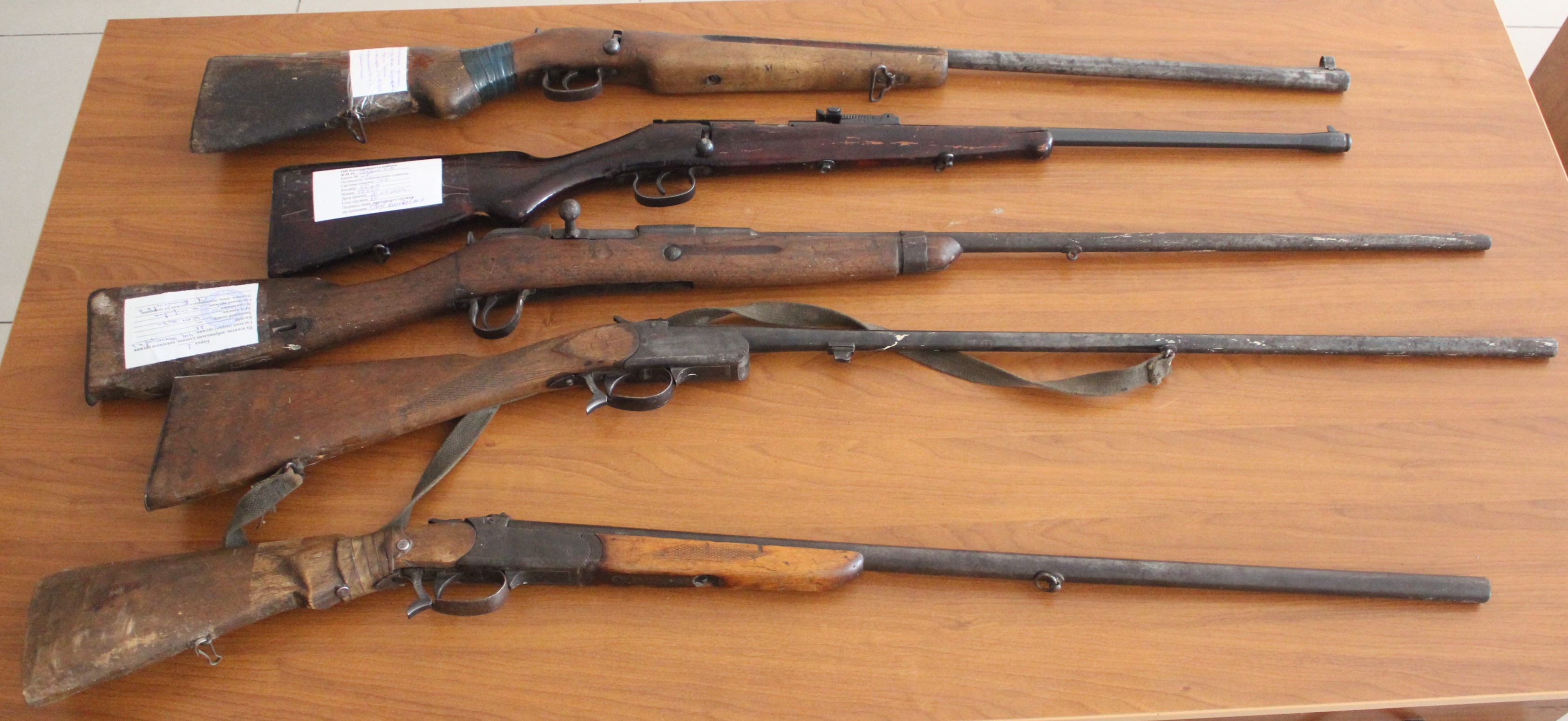 Қостанайда 2 күнде тұрғындардан 65 қару сатып алынды