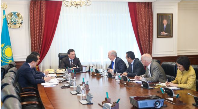 А. Мамин Royal Dutch Shell концернінің өкілдерімен ынтымақтастықты дамыту мәселелерін талқылады