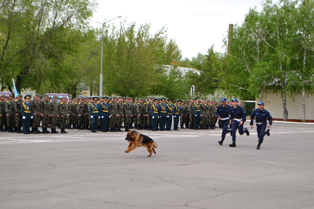 Оралдағы №5517 әскери бөлімде Отан қорғаушылар күніне орай салтанатты шара өтті